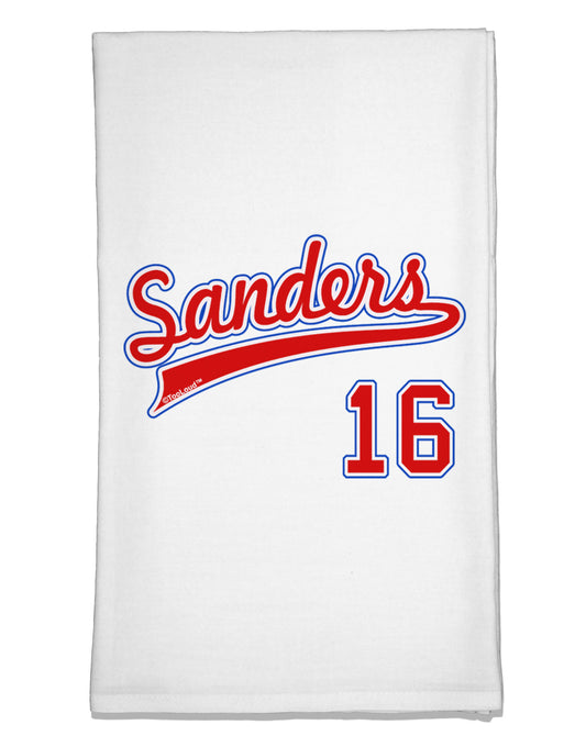 Sanders Jersey 16 Flour Sack Dish Towel-Flour Sack Dish Towel-TooLoud-White-Davson Sales