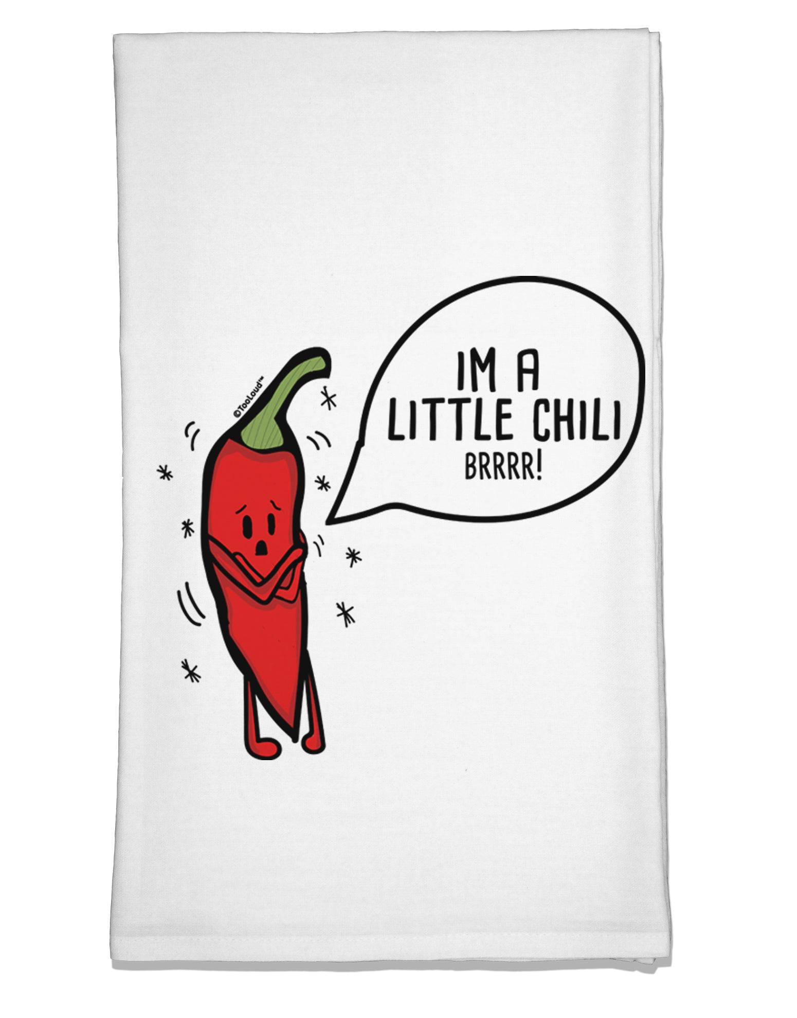 I'm a Little Chilli Flour Sack Dish Towel-Flour Sack Dish Towel-TooLoud-Davson Sales