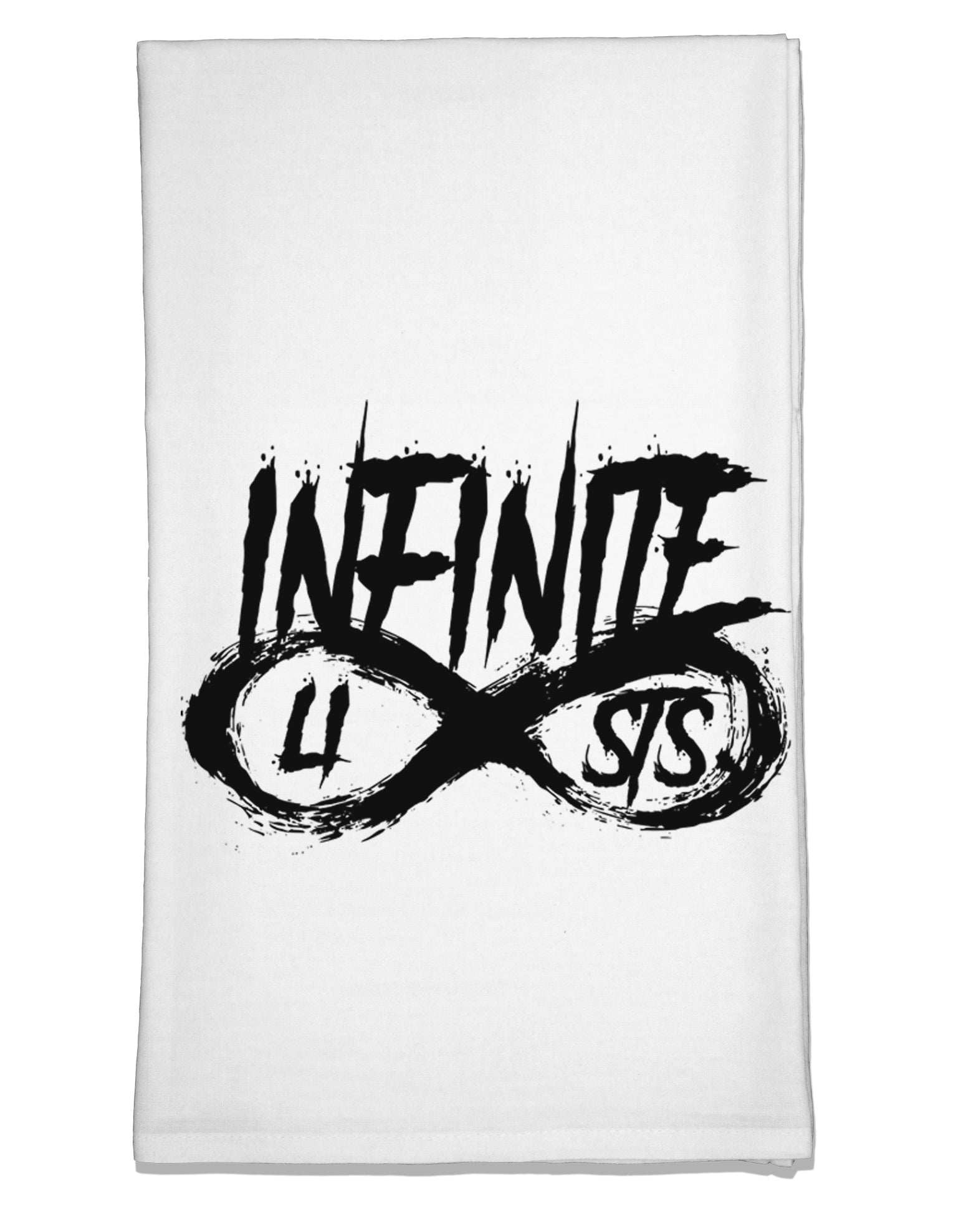 Infinite Lists Flour Sack Dish Towel by TooLoud-TooLoud-White-Davson Sales
