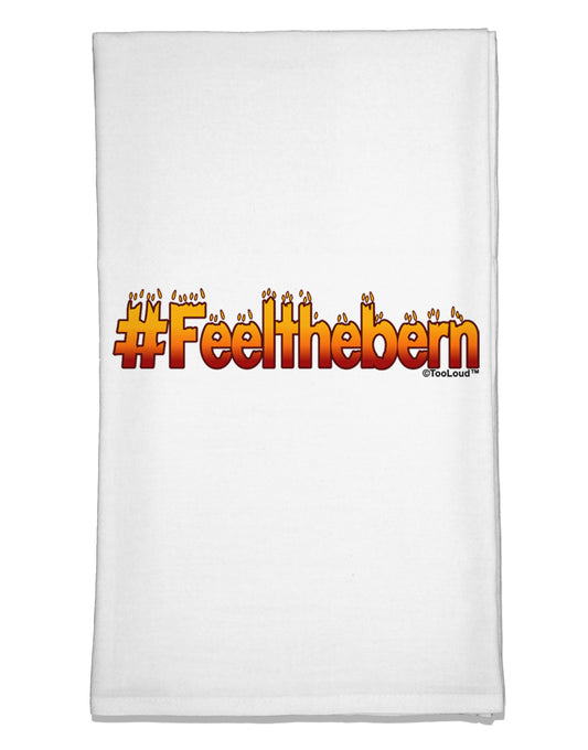 Hashtag Feelthebern Flour Sack Dish Towel-Flour Sack Dish Towel-TooLoud-White-Davson Sales