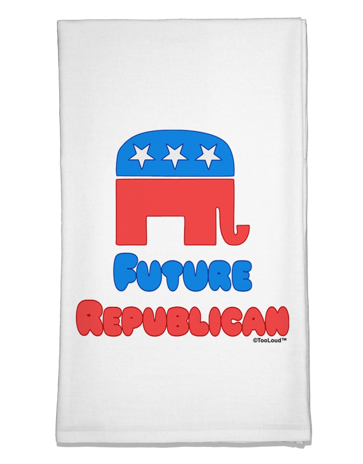 Future Republican Flour Sack Dish Towel-Flour Sack Dish Towel-TooLoud-White-Davson Sales