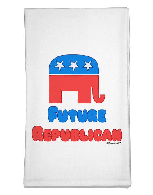 Future Republican Flour Sack Dish Towel-Flour Sack Dish Towel-TooLoud-White-Davson Sales