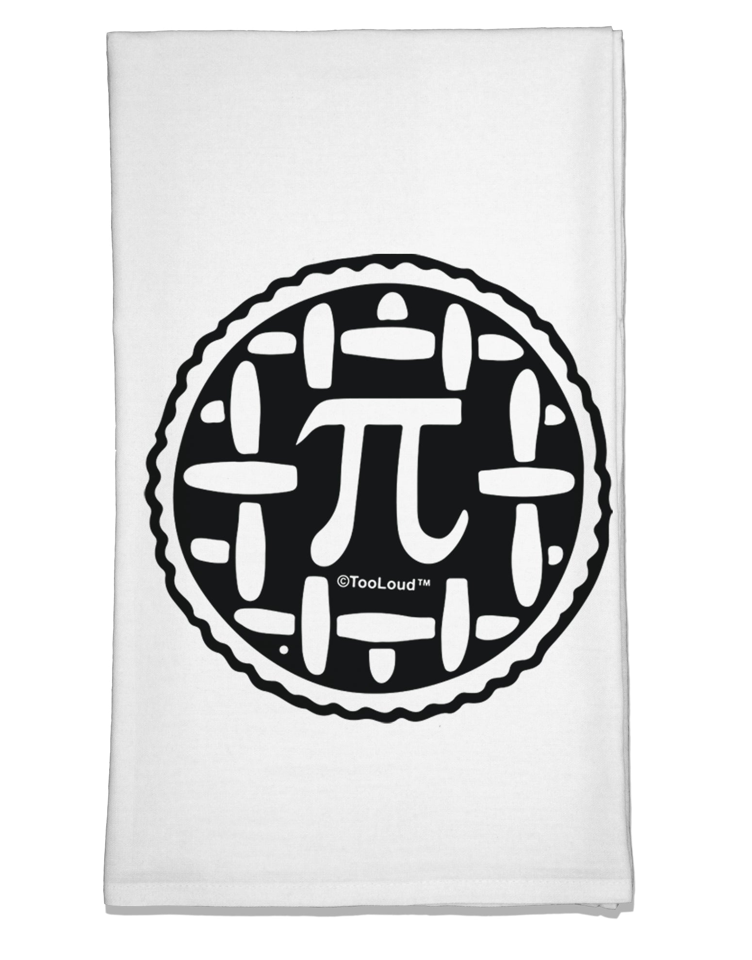 Pi Pie Flour Sack Dish Towel-Flour Sack Dish Towel-TooLoud-Davson Sales