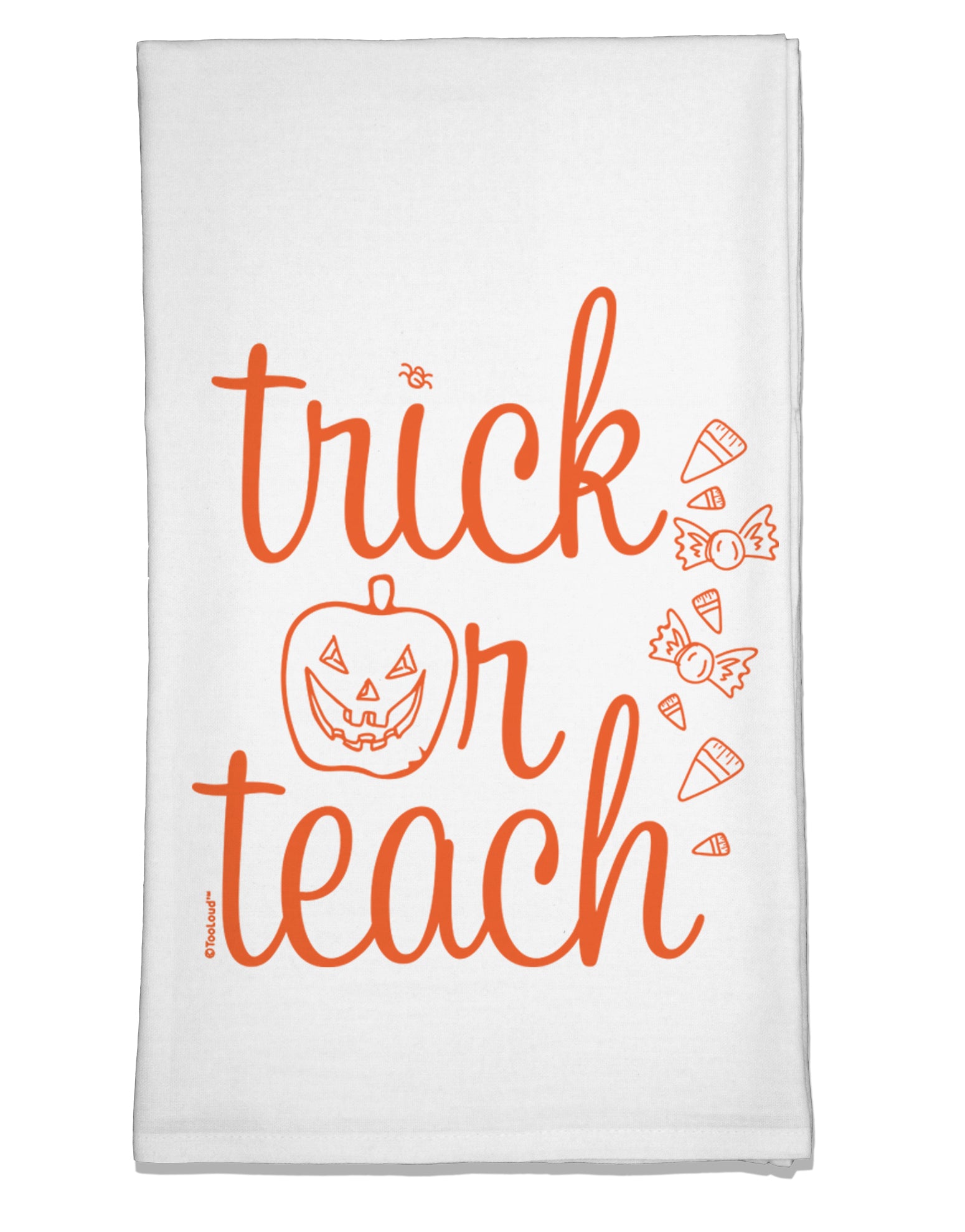 Trick or Teach Flour Sack Dish Towel-Flour Sack Dish Towel-TooLoud-Davson Sales