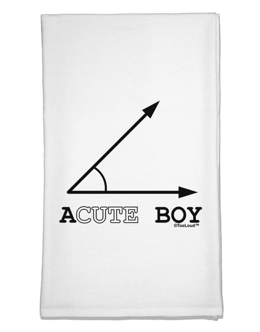 Acute Boy Flour Sack Dish Towels-Flour Sack Dish Towel-TooLoud-White-Davson Sales