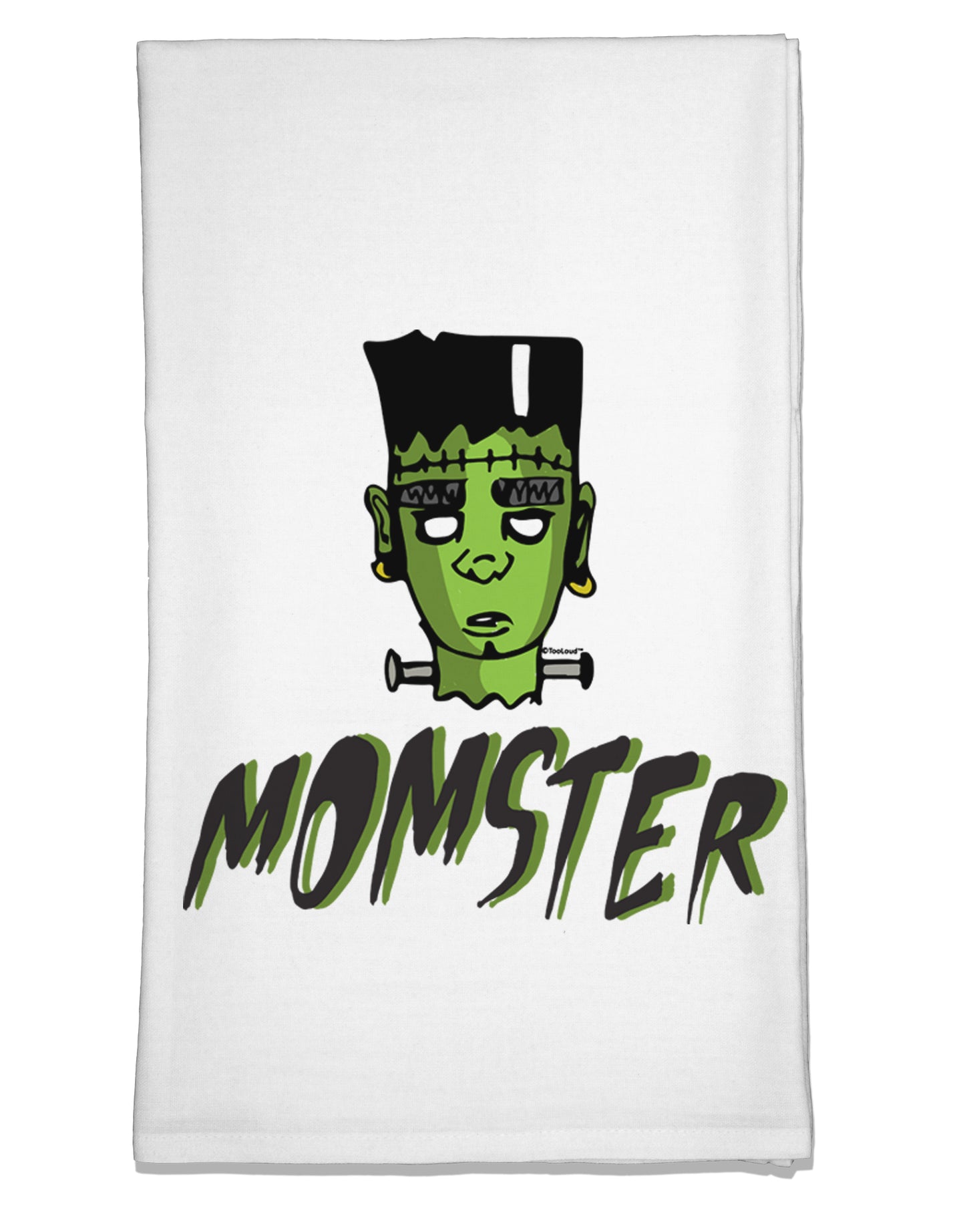 Momster Frankenstein Flour Sack Dish Towel-Flour Sack Dish Towel-TooLoud-Davson Sales