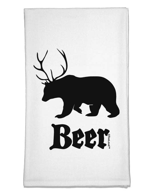 Beer Animal Flour Sack Dish Towel-Flour Sack Dish Towel-TooLoud-White-Davson Sales