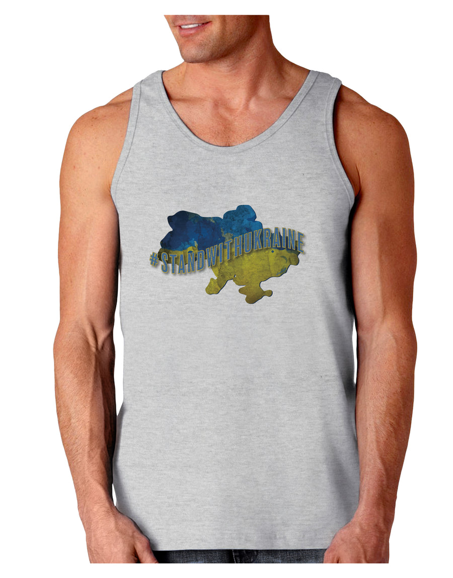 #stand with Ukraine Country Loose Tank Top-Mens-LooseTanktops-TooLoud-White-Small-Davson Sales