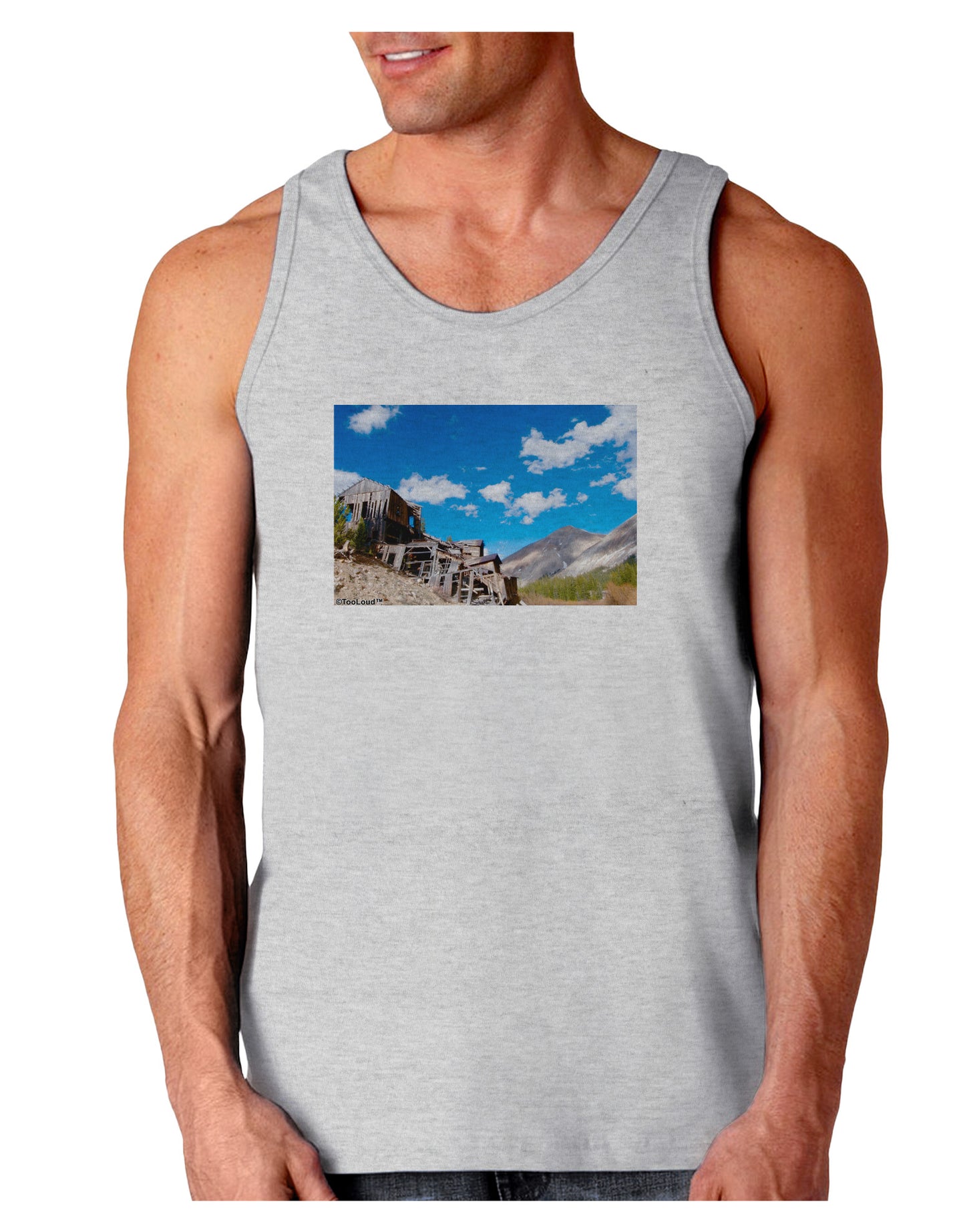 Colorado Landscape Ruins Loose Tank Top-Loose Tank Top-TooLoud-AshGray-Small-Davson Sales