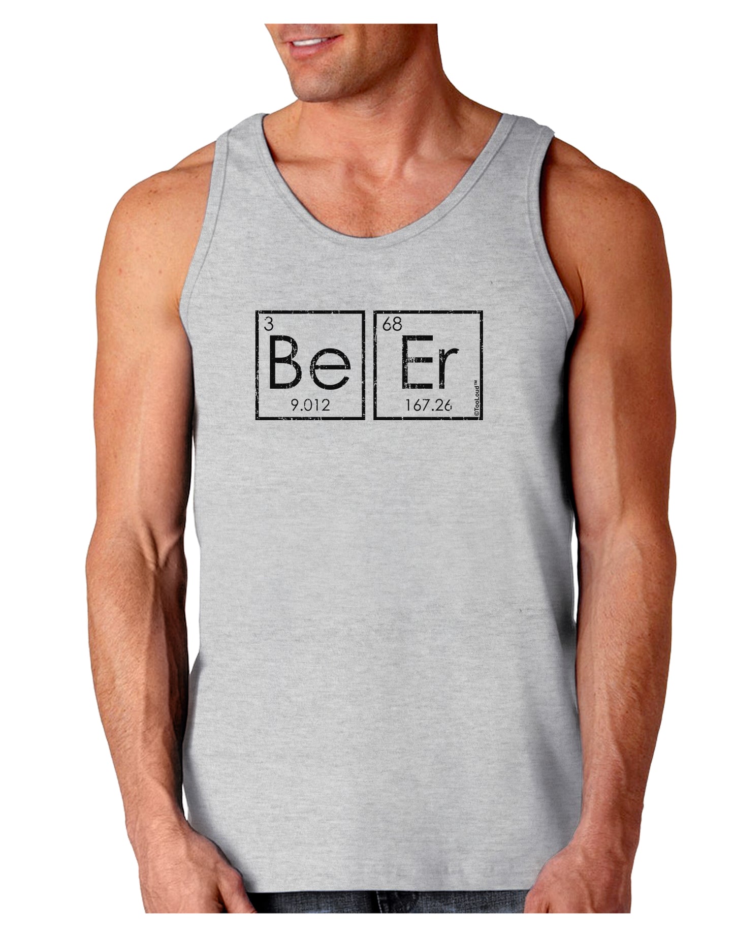 Be Er - Periodic Table of Elements Loose Tank Top by TooLoud-Loose Tank Top-TooLoud-AshGray-Small-Davson Sales
