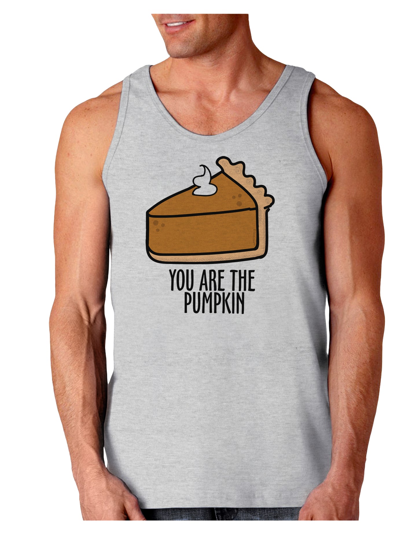 You are the PUMPKIN Loose Tank Top-Mens-LooseTanktops-TooLoud-AshGray-Small-Davson Sales