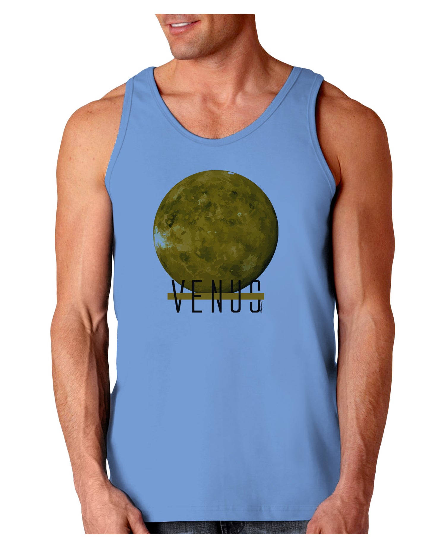 Planet Venus Text Loose Tank Top-Loose Tank Top-TooLoud-CarolinaBlue-Small-Davson Sales