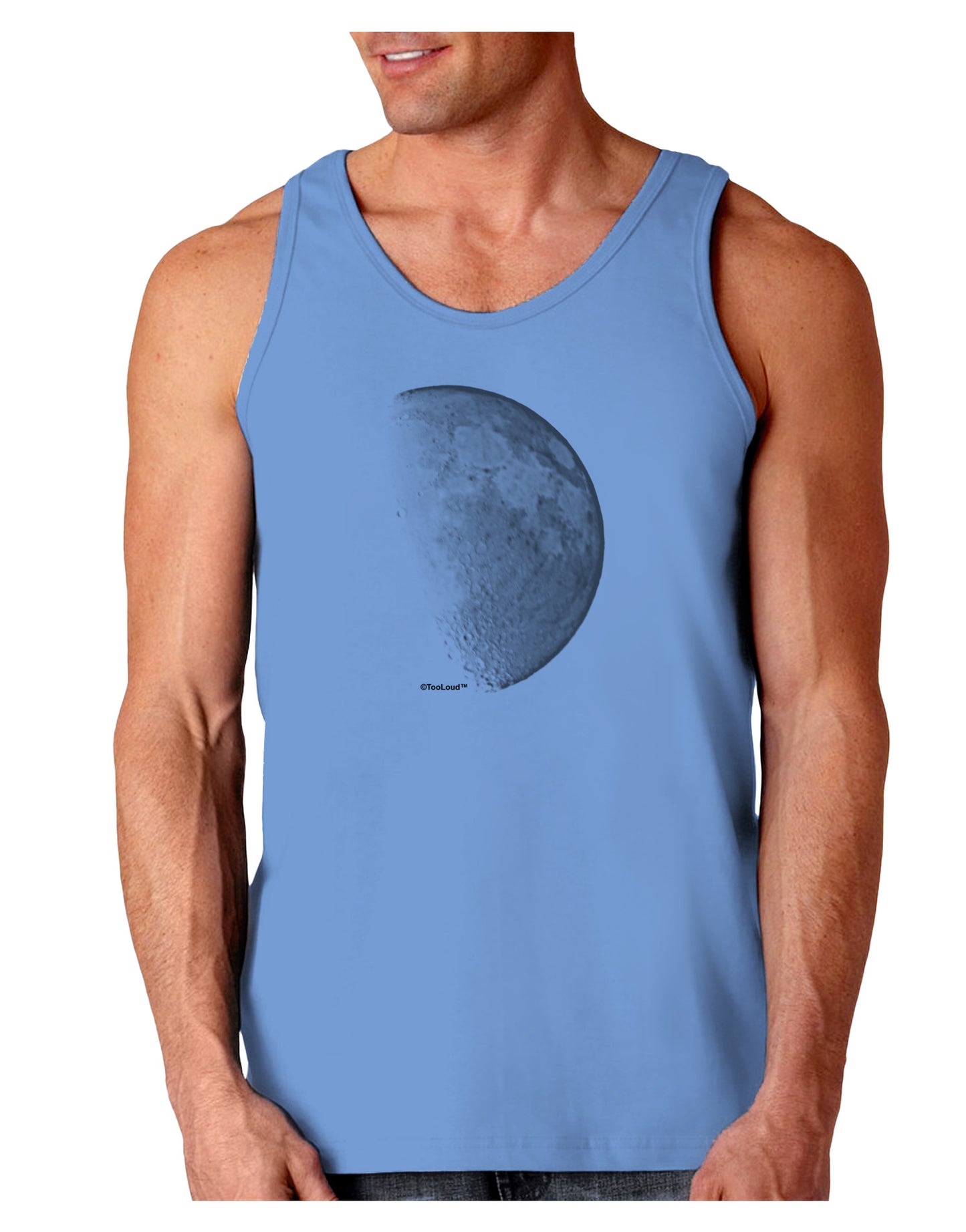 Moon Shadow Loose Tank Top-Loose Tank Top-TooLoud-CarolinaBlue-Small-Davson Sales