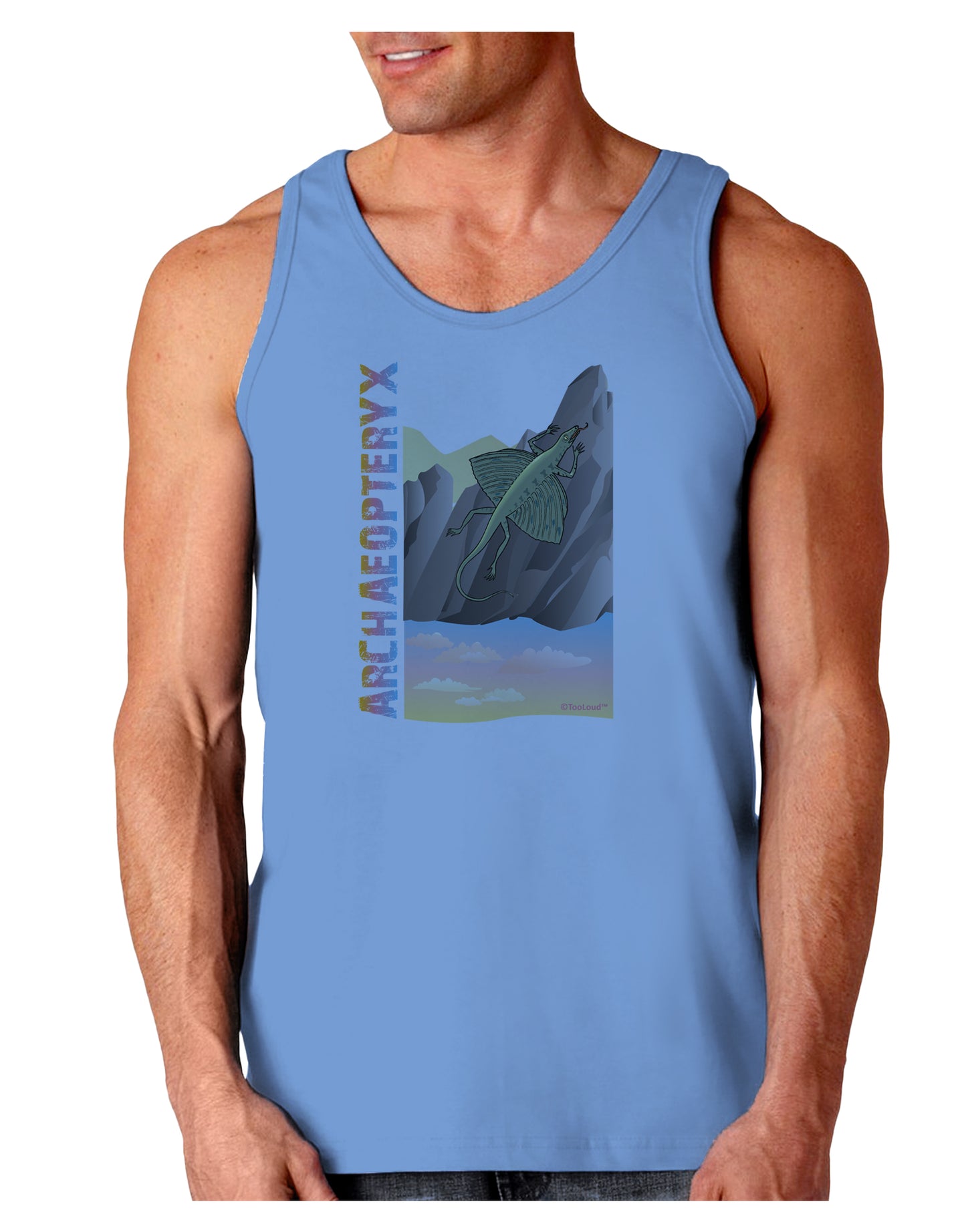 Archaopteryx - With Name Loose Tank Top by TooLoud-Loose Tank Top-TooLoud-CarolinaBlue-Small-Davson Sales