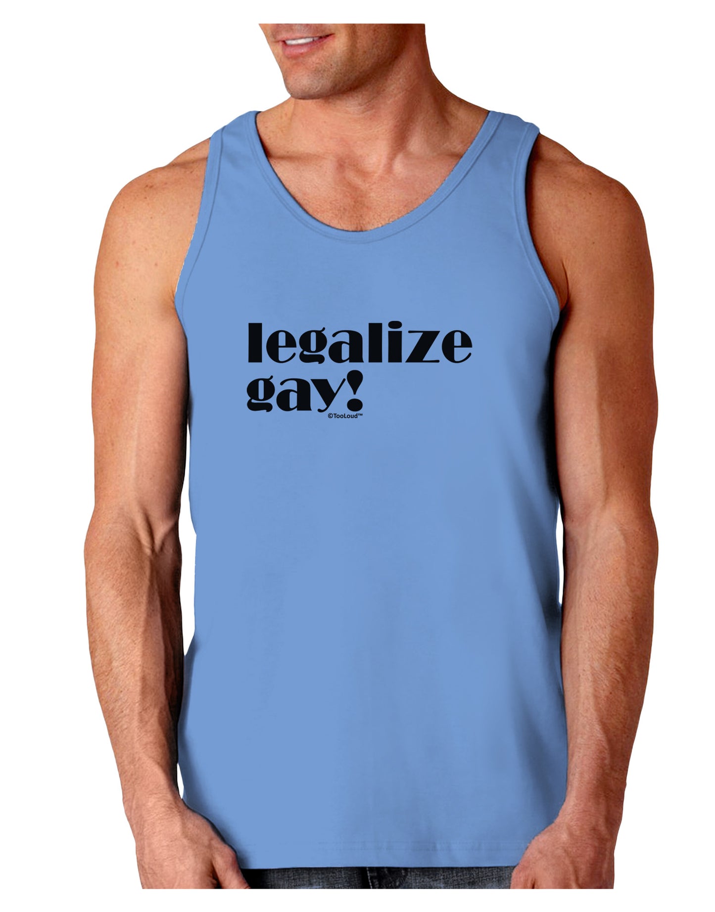 Legalize Gay Loose Tank Top-Loose Tank Top-TooLoud-CarolinaBlue-Small-Davson Sales