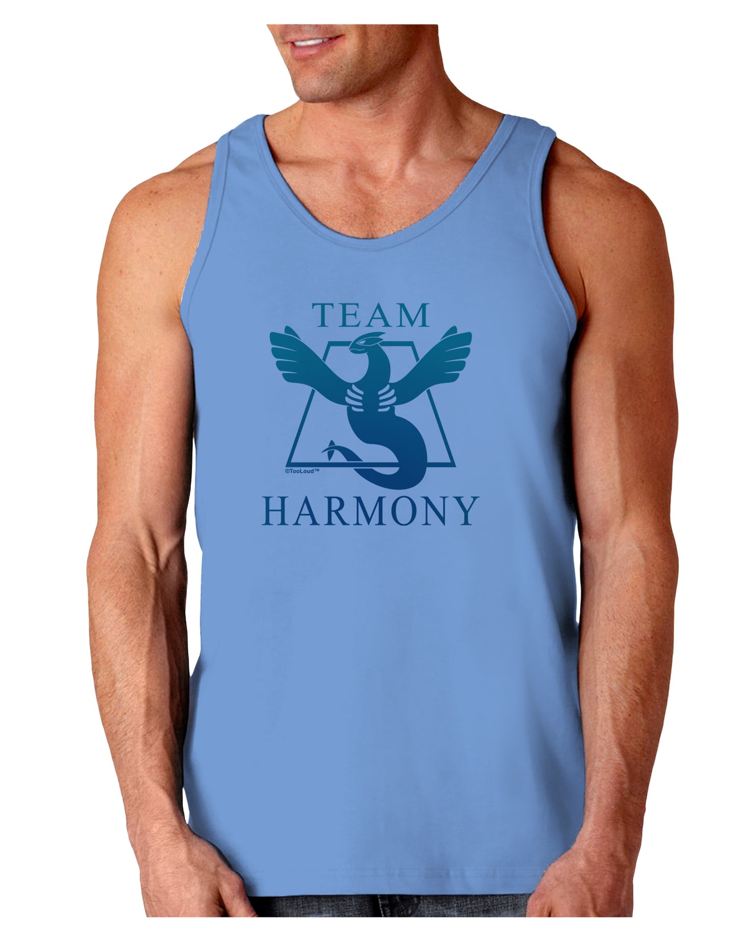 Team Harmony Loose Tank Top-Loose Tank Top-TooLoud-CarolinaBlue-Small-Davson Sales
