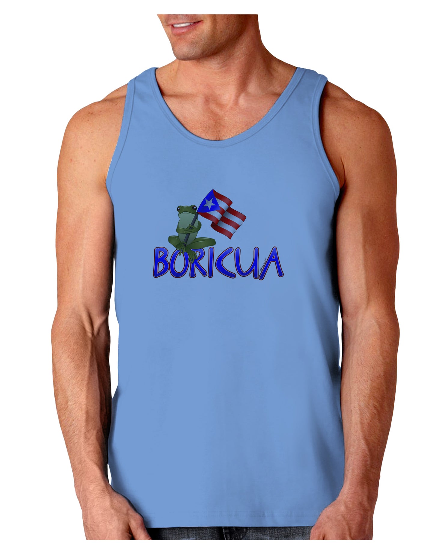 Coqui Boricua Loose Tank Top-Loose Tank Top-TooLoud-CarolinaBlue-Small-Davson Sales