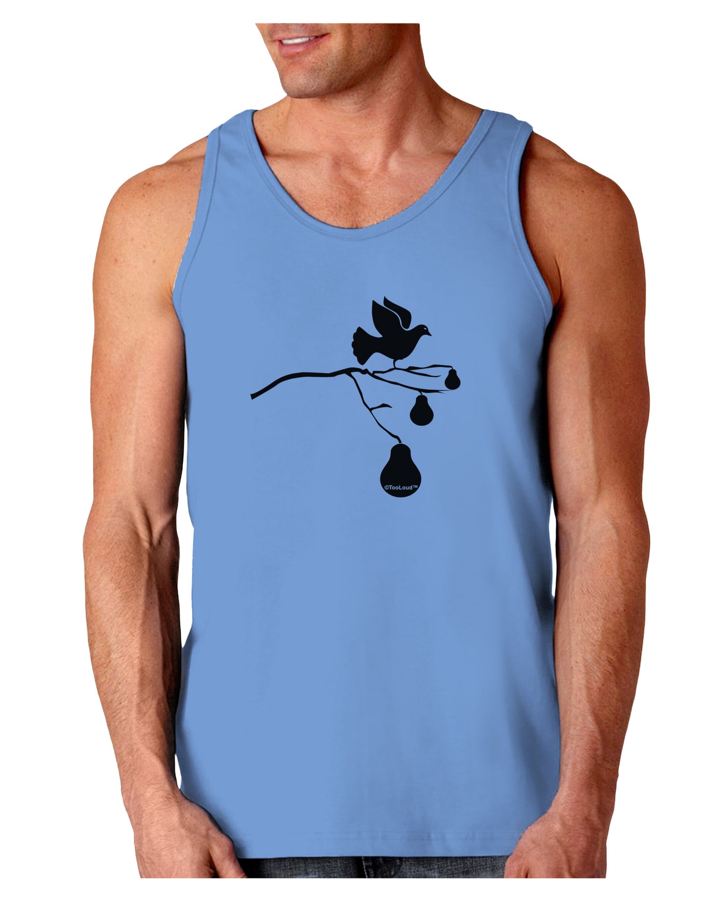 Partridge In A Pear Tree Loose Tank Top-Loose Tank Top-TooLoud-CarolinaBlue-Small-Davson Sales