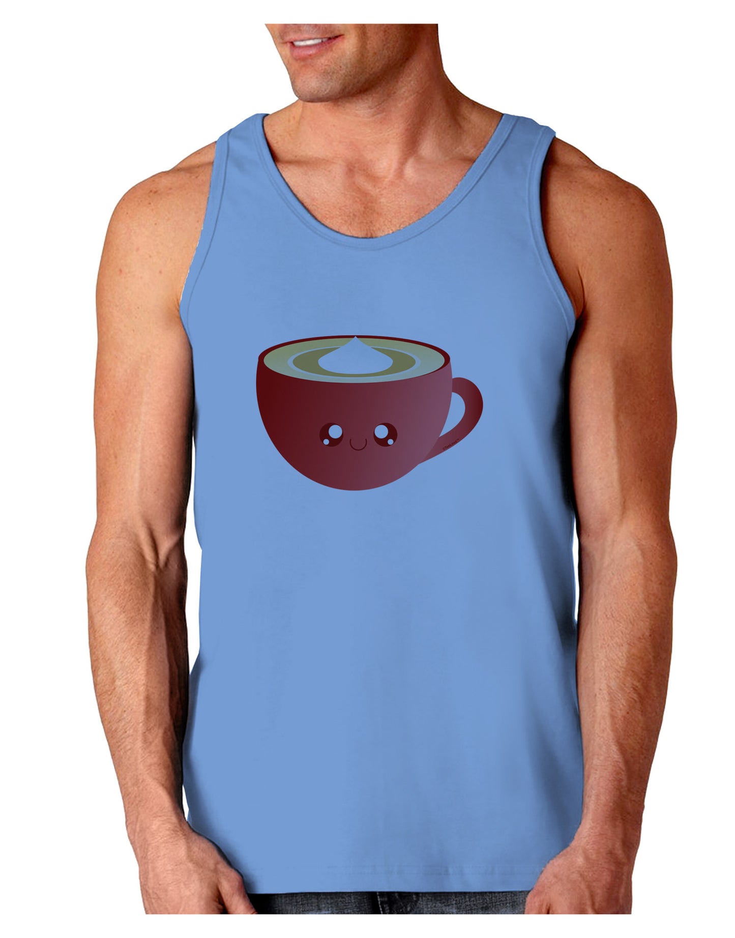 Cute Christmas Drink Eggnog Loose Tank Top-Loose Tank Top-TooLoud-CarolinaBlue-Small-Davson Sales