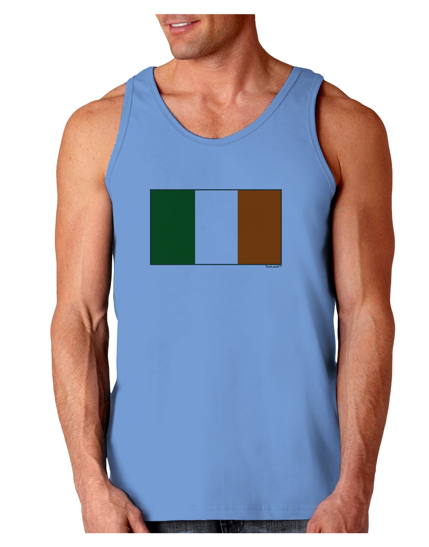 Irish Flag - Flag of Ireland Loose Tank Top-Loose Tank Top-TooLoud-CarolinaBlue-Small-Davson Sales