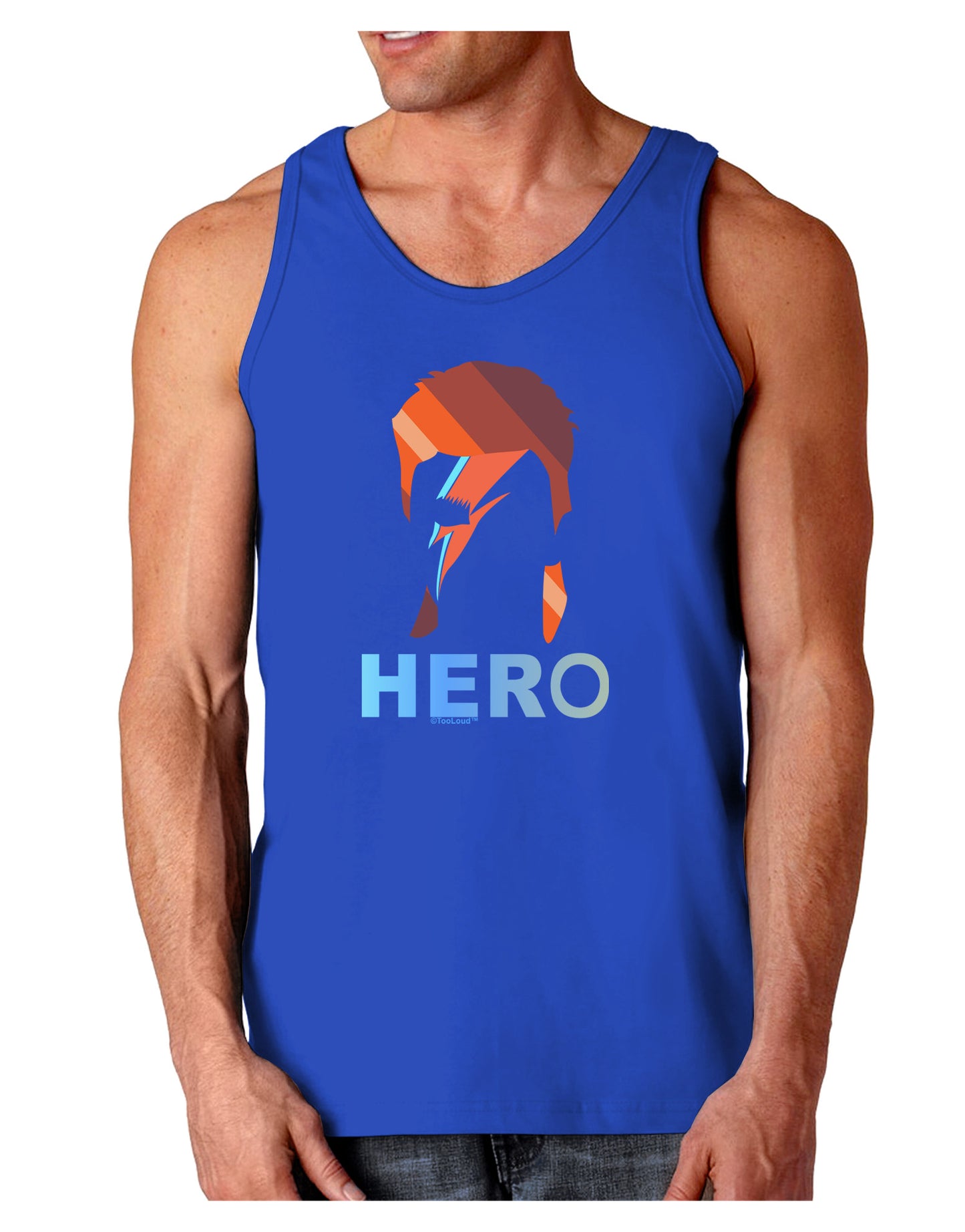 Hero of the Weirdos Dark Loose Tank Top by-Mens Loose Tank Top-TooLoud-Royal Blue-Small-Davson Sales