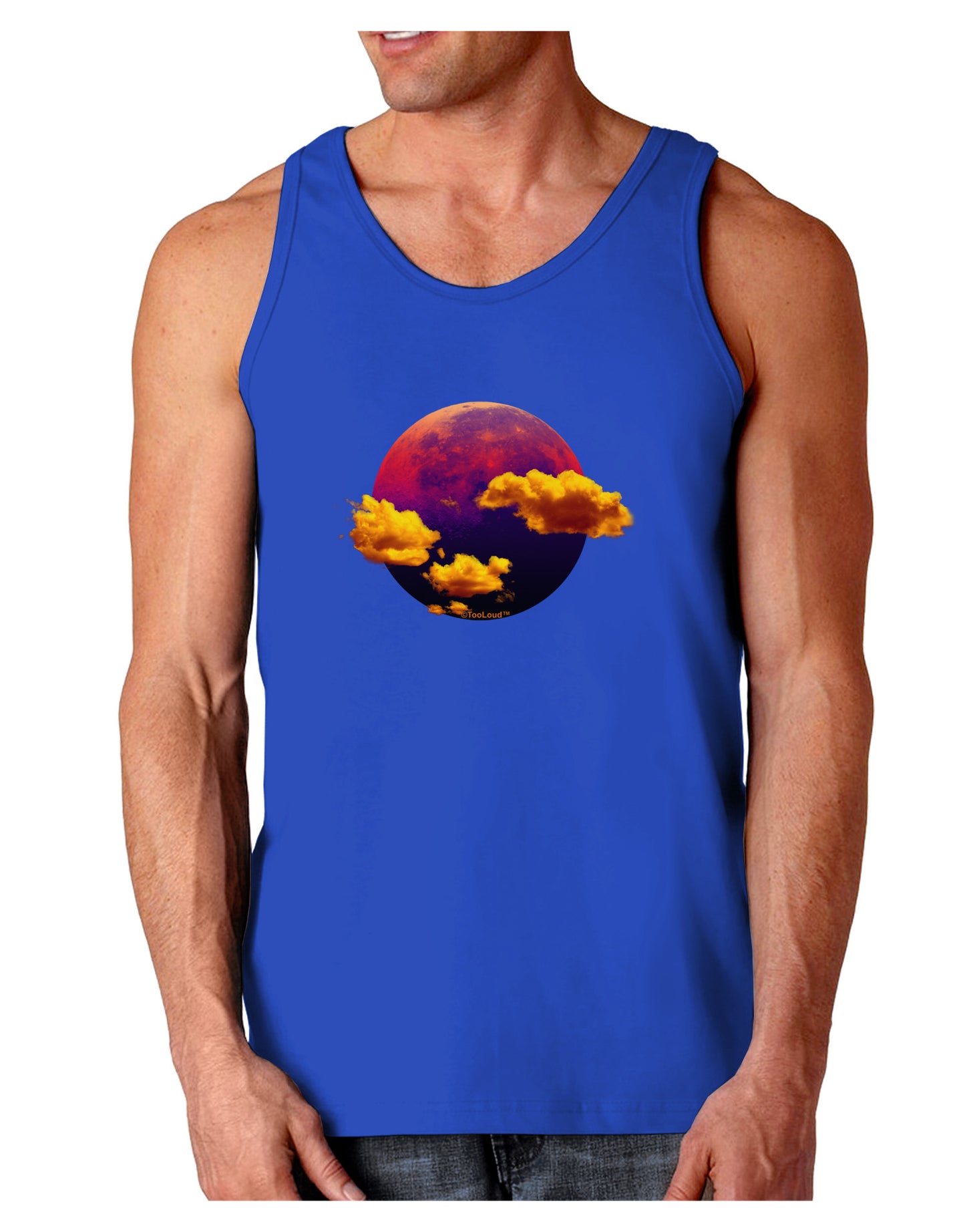 Moon Dream Venus Dark Loose Tank Top-Mens Loose Tank Top-TooLoud-Royal Blue-Small-Davson Sales