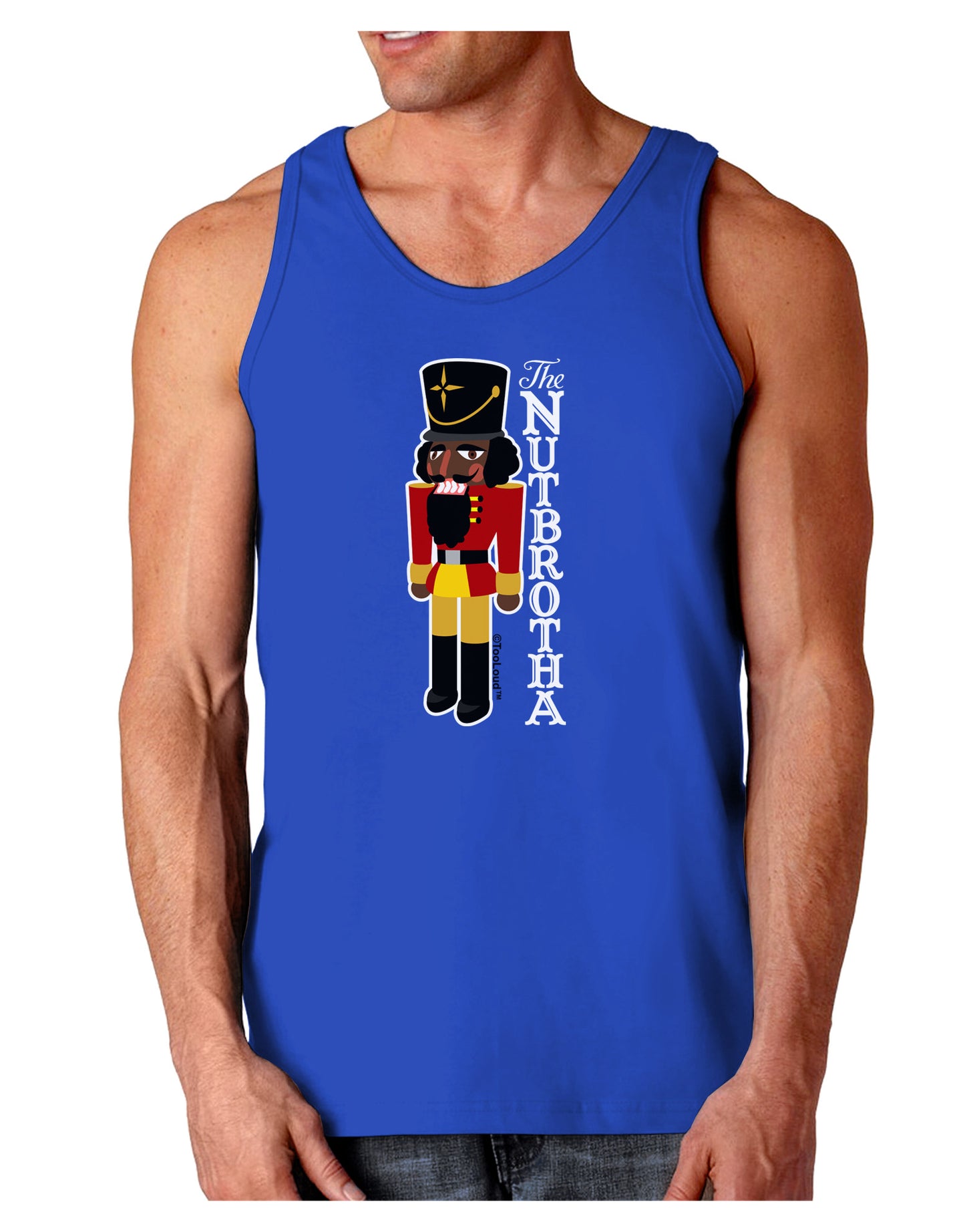 The Nutbrotha - Black Nutcracker Dark Loose Tank Top by-Mens Loose Tank Top-TooLoud-Royal Blue-Small-Davson Sales
