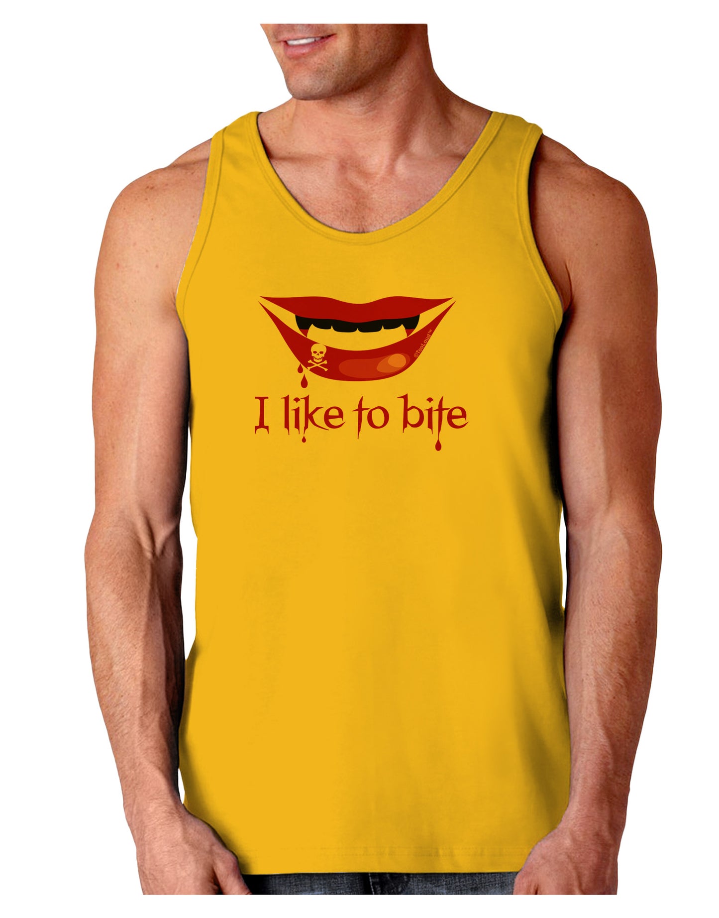 Like to Bite Loose Tank Top-Loose Tank Top-TooLoud-Gold-Small-Davson Sales