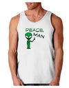 Peace Man Alien Loose Tank Top-Loose Tank Top-TooLoud-White-Small-Davson Sales
