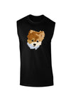 Custom Pet Art Dark Muscle Shirt by TooLoud-TooLoud-Black-Small-Davson Sales