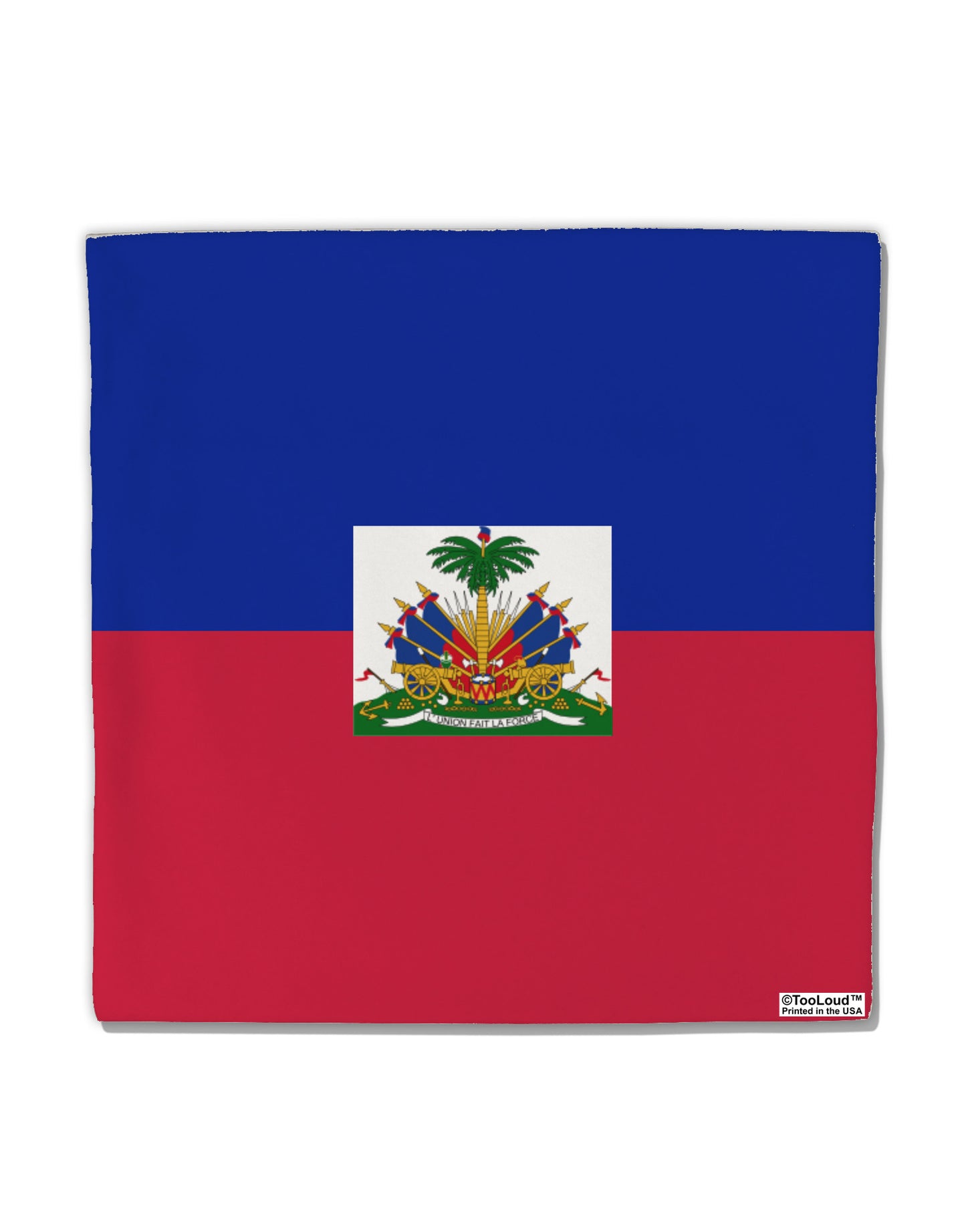 Haiti Flag AOP Micro Fleece 14"x14" Pillow Sham All Over Print-Pillow Sham-TooLoud-White-Davson Sales