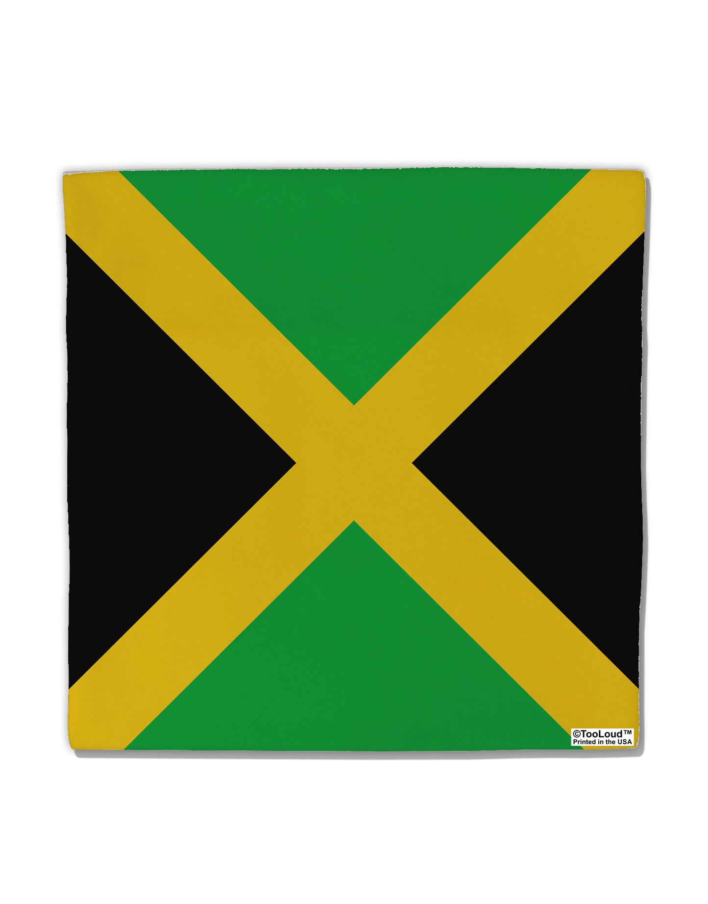 Jamaica Flag AOP Micro Fleece 14"x14" Pillow Sham All Over Print-Pillow Sham-TooLoud-White-Davson Sales