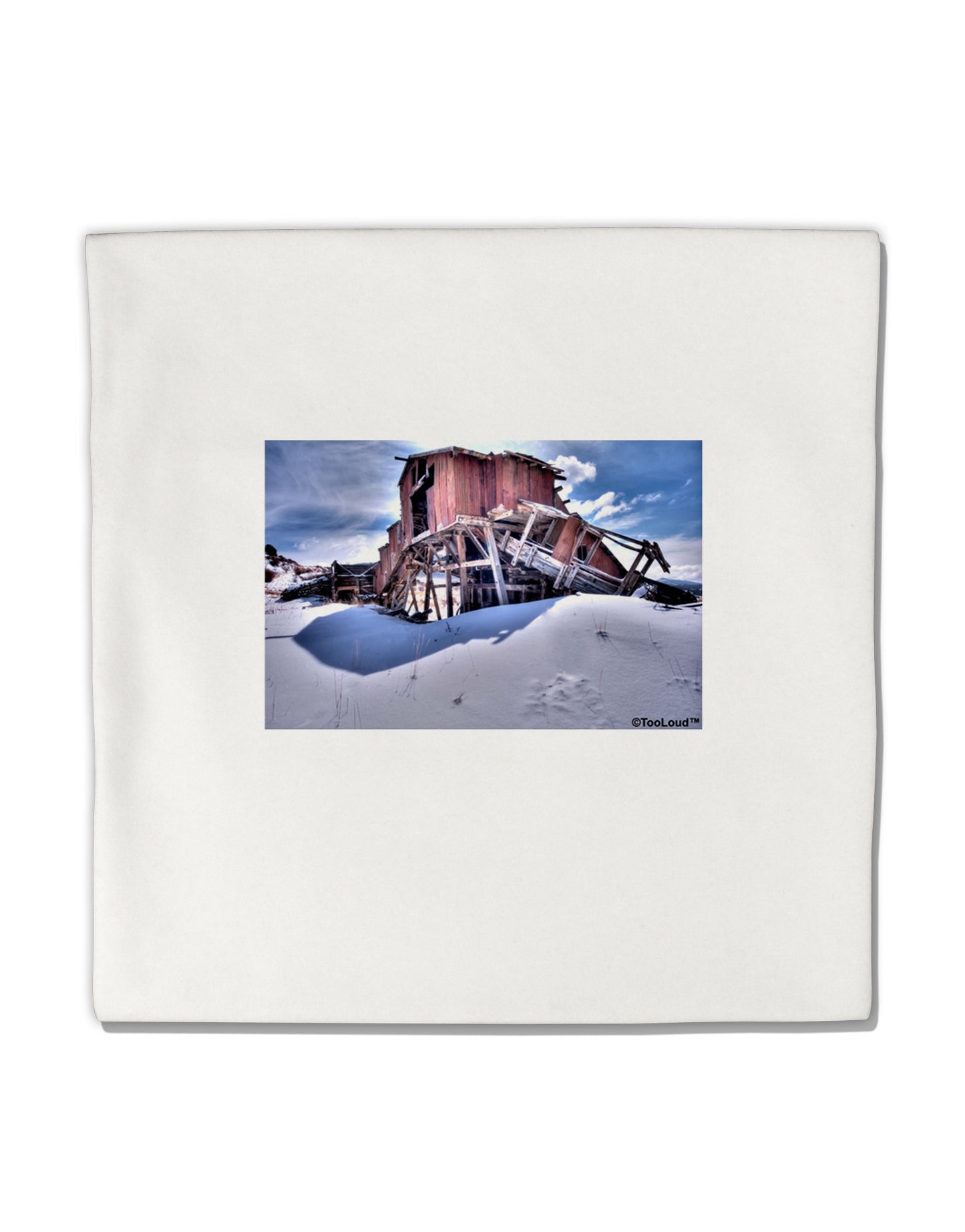 Victor Mines Colorado Micro Fleece 14"x14" Pillow Sham-Pillow Sham-TooLoud-White-Davson Sales