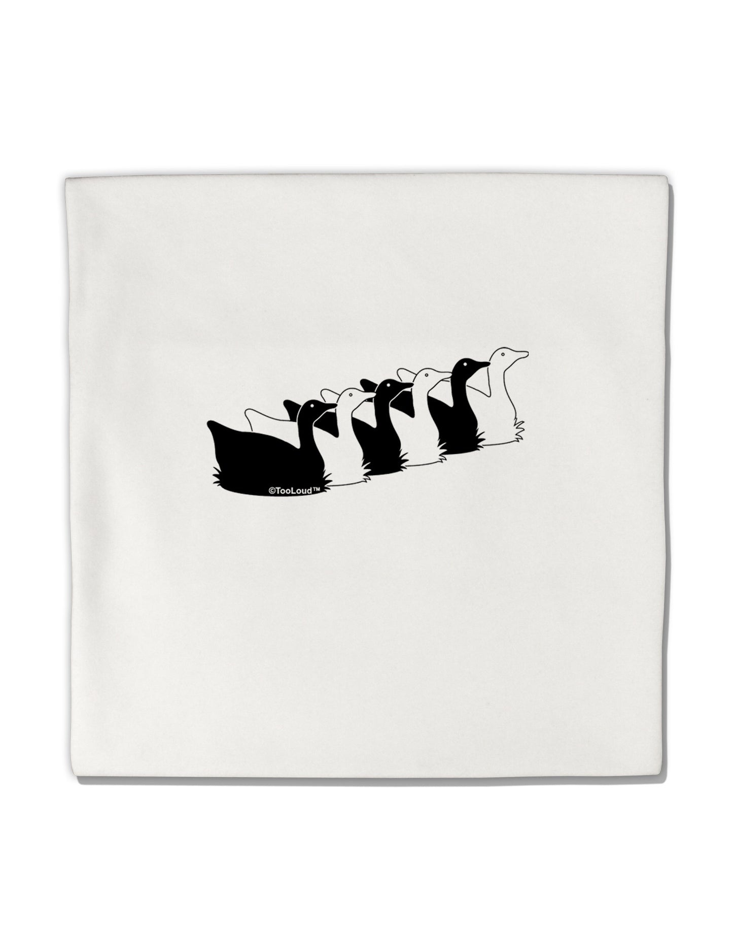 Six Geese A laying Micro Fleece 14"x14" Pillow Sham-Pillow Sham-TooLoud-White-Davson Sales
