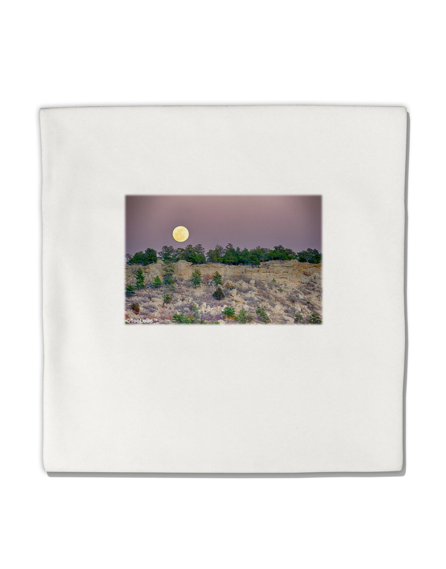 Ute Park Colorado Micro Fleece 14"x14" Pillow Sham by TooLoud-Pillow Sham-TooLoud-White-Davson Sales