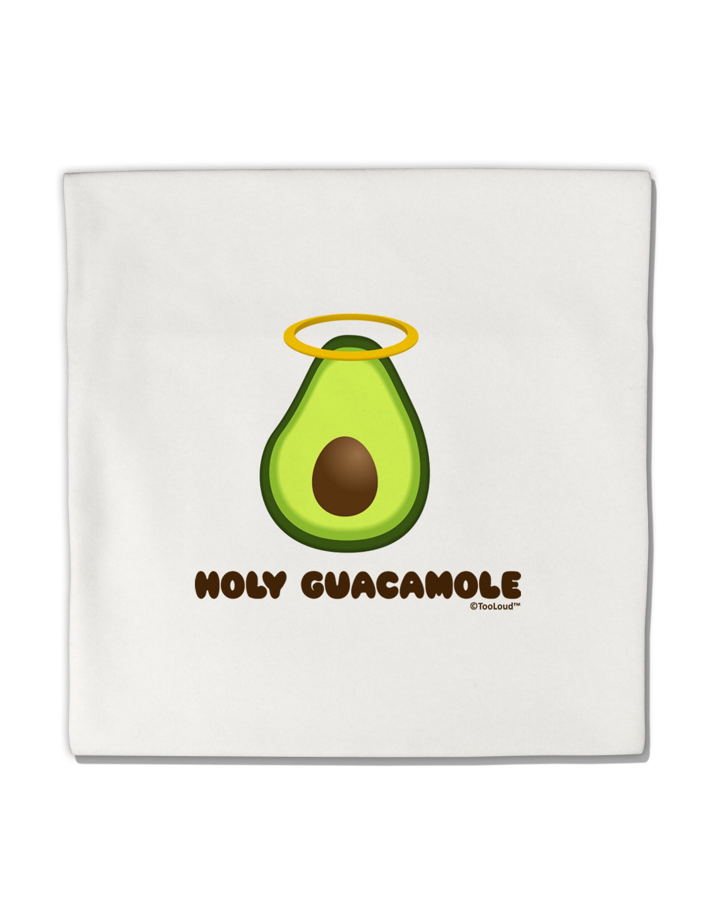 Holy Guacamole Design Micro Fleece 14"x14" Pillow Sham by TooLoud-Pillow Sham-TooLoud-White-Davson Sales
