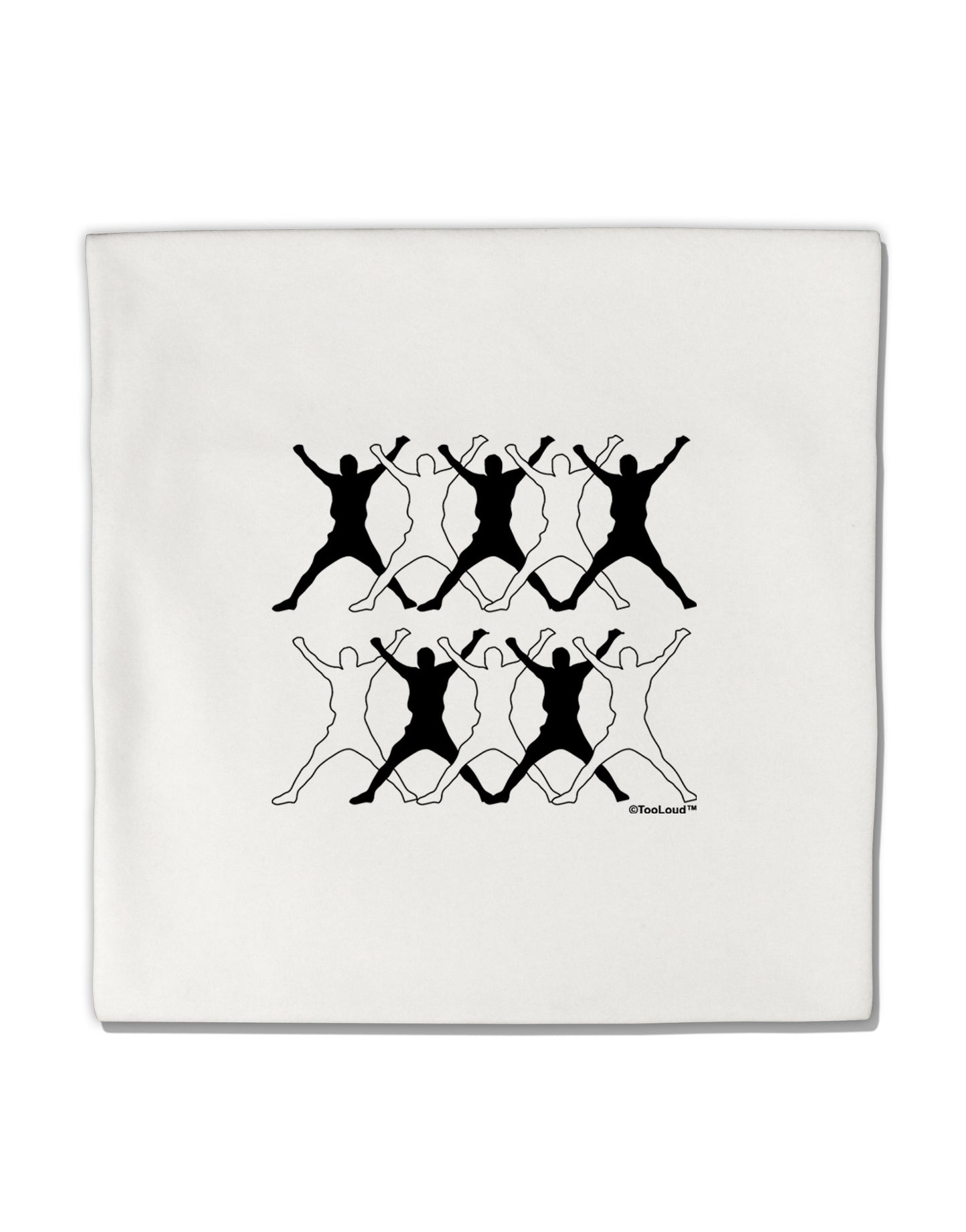 Ten Lords A Leaping Micro Fleece 14"x14" Pillow Sham-Pillow Sham-TooLoud-White-Davson Sales