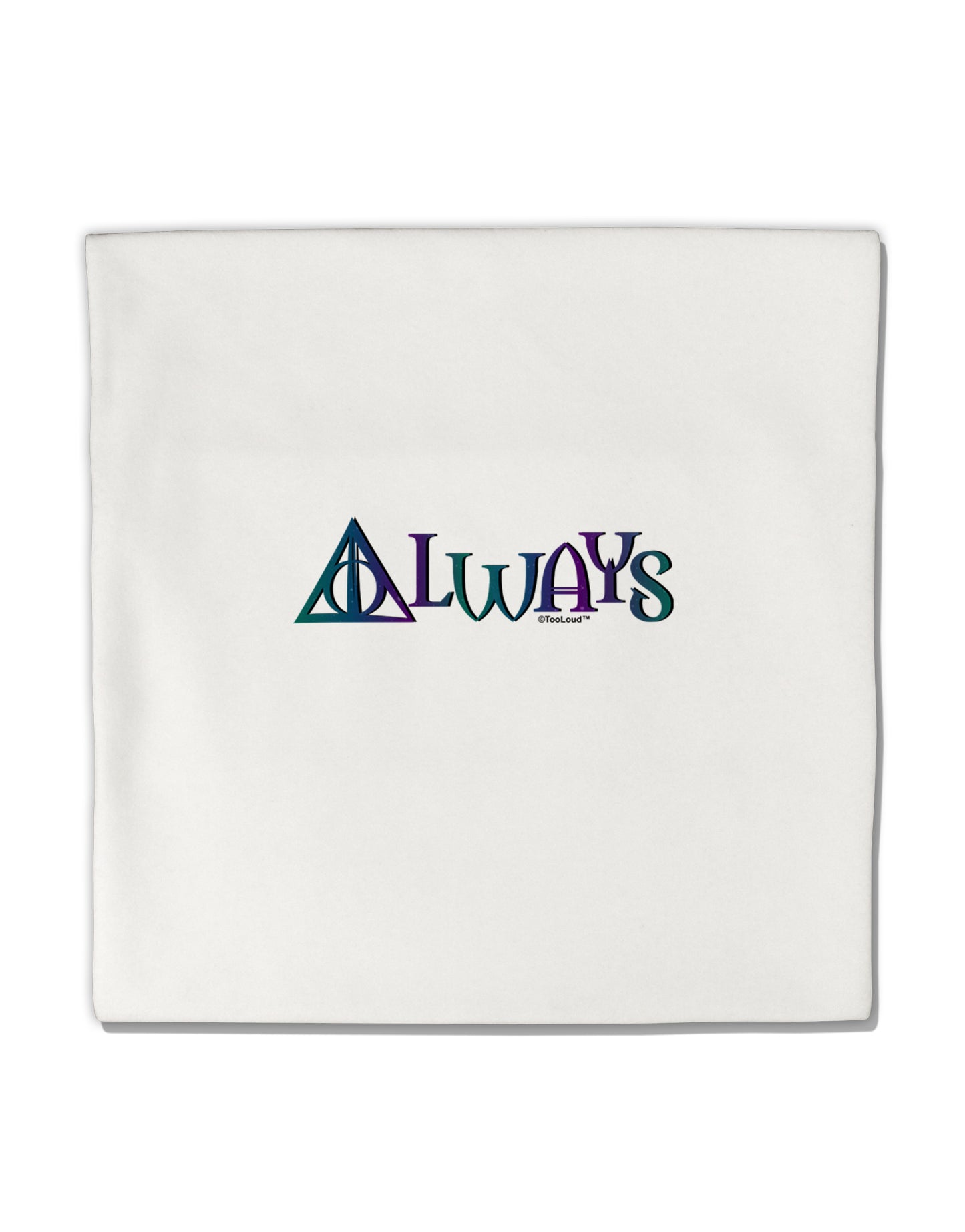 Always Magic Symbol Micro Fleece 14"x14" Pillow Sham by TooLoud-Pillow Sham-TooLoud-White-Davson Sales