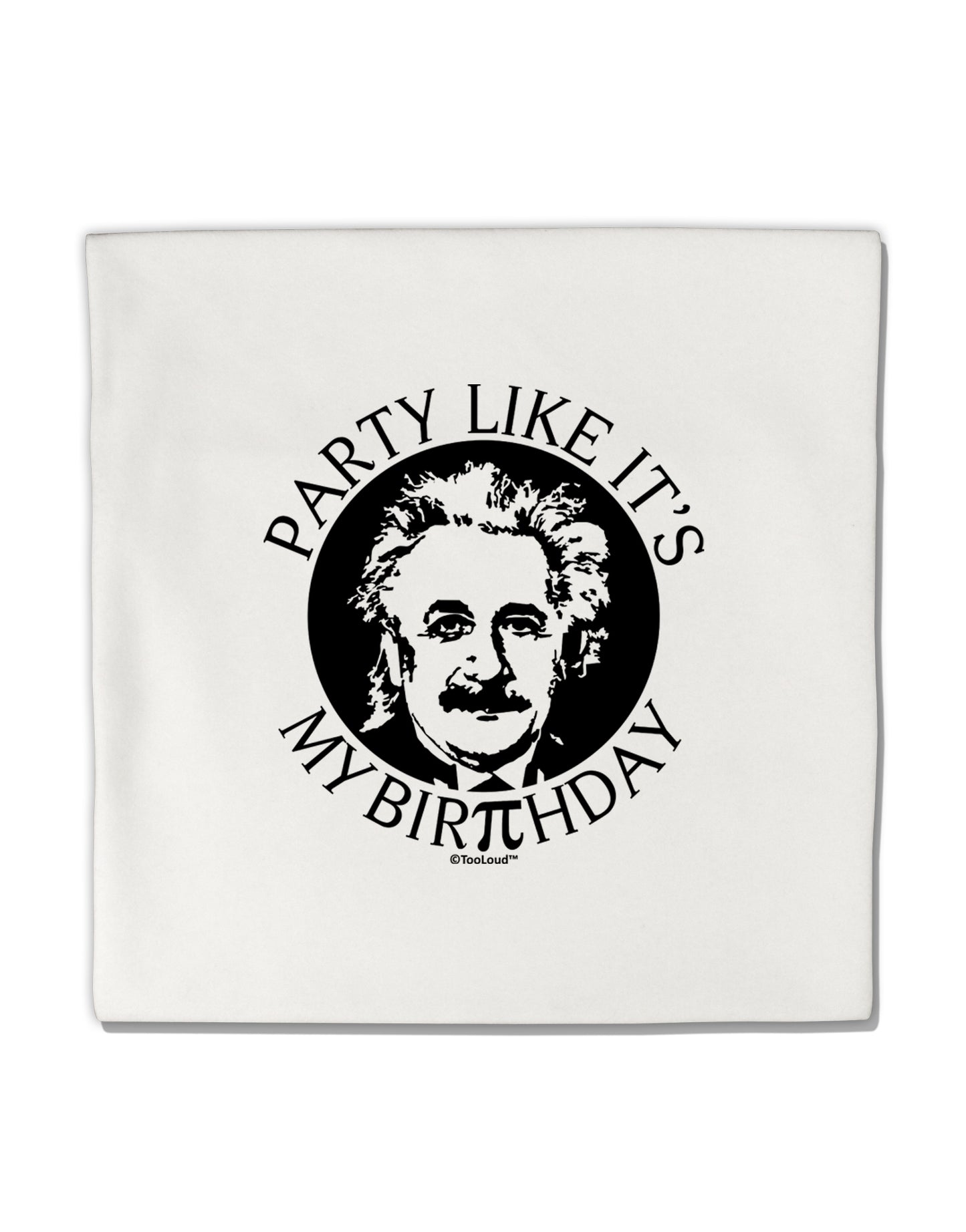 Pi Day - Birthday Design Micro Fleece 14"x14" Pillow Sham by TooLoud-Pillow Sham-TooLoud-White-Davson Sales