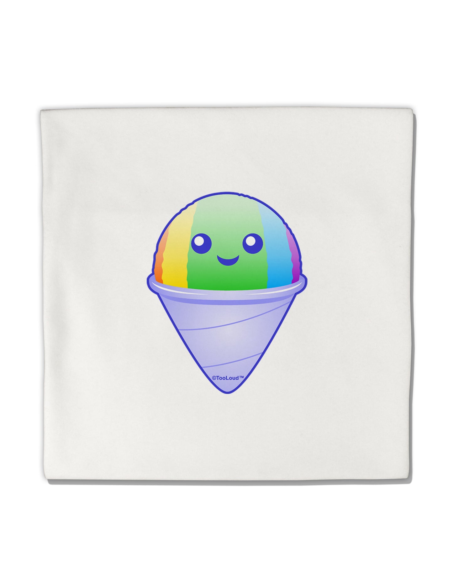 Cute Shaved Ice Micro Fleece 14"x14" Pillow Sham by TooLoud-Pillow Sham-TooLoud-White-Davson Sales