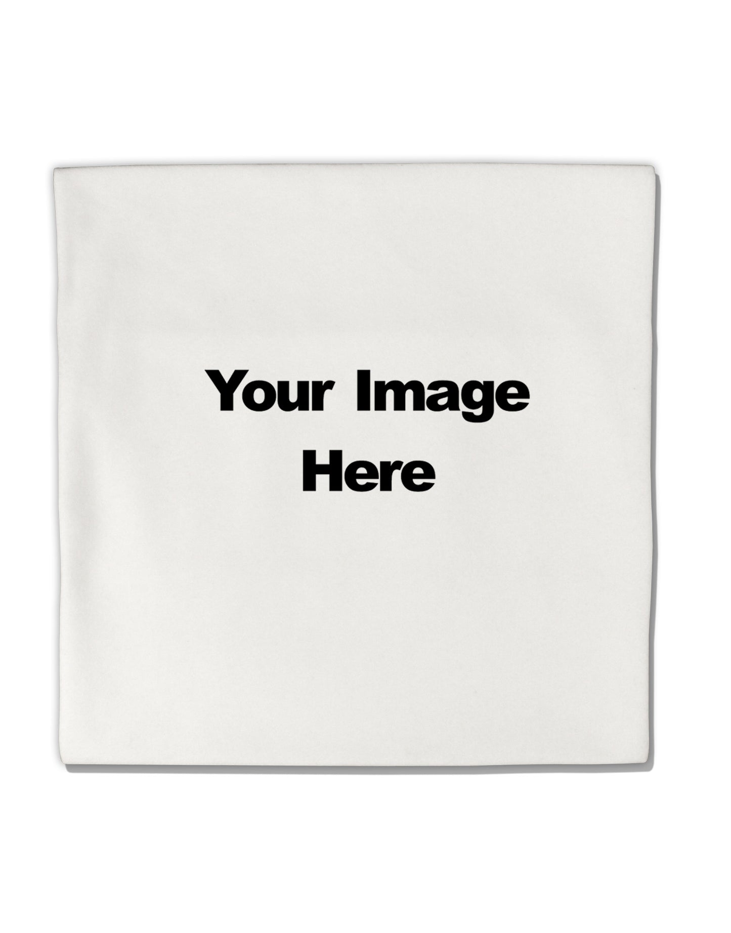 Custom Personalized Image and Text Micro Fleece 14x 14 Pillow Sham-Pillow Sham-TooLoud-White-Davson Sales