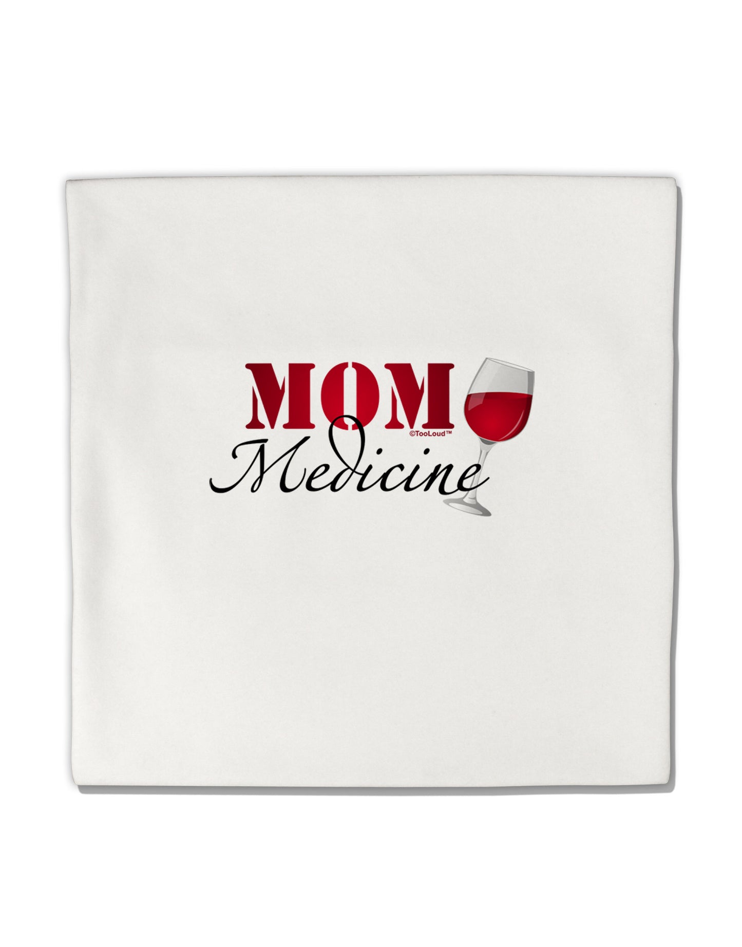 Mom Medicine Micro Fleece 14"x14" Pillow Sham-Pillow Sham-TooLoud-White-Davson Sales
