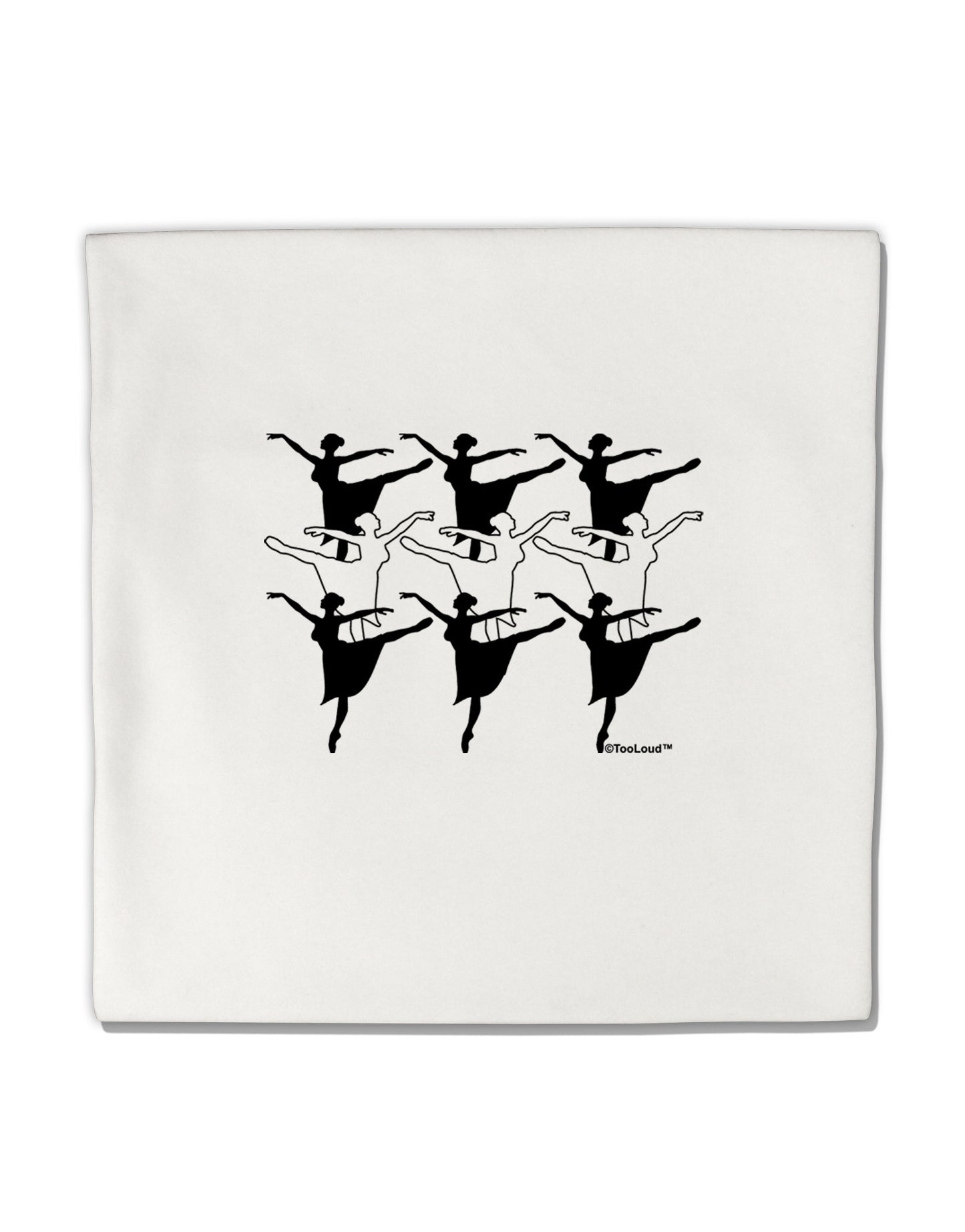 Nine Ladies Dancing Micro Fleece 14"x14" Pillow Sham-Pillow Sham-TooLoud-White-Davson Sales