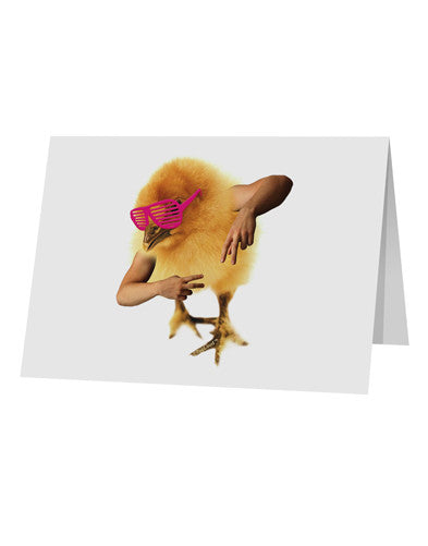 Bro Chick 10 Pack of 5x7" Top Fold Blank Greeting Cards-Greeting Cards-TooLoud-Davson Sales