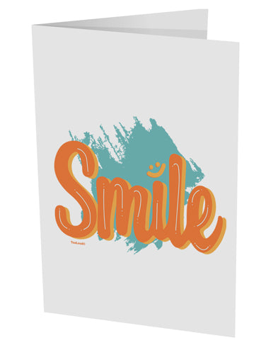 TooLoud Smile 10 Pack of 5x7 Inch Side Fold Blank Greeting Cards-Greeting Cards-TooLoud-Davson Sales
