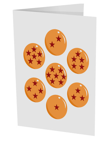 Magic Star Orbs 10 Pack of 5x7" Side Fold Blank Greeting Cards by TooLoud-TooLoud-White-Davson Sales