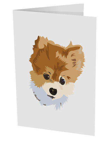 Custom Pet Art 10 Pack of 5x7&#x22; Side Fold Blank Greeting Cards by TooLoud-TooLoud-White-Davson Sales
