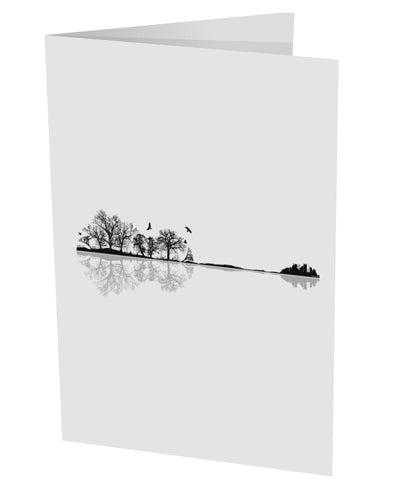 Nature's Harmony Guitar 10 Pack of 5x7" Side Fold Blank Greeting Cards by TooLoud-Posters, Prints, & Visual Artwork-TooLoud-White-Davson Sales