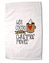 Hot Cocoa and Christmas Movies Premium Cotton Sport Towel 16 x 22 Inch-Sport Towel-TooLoud-Davson Sales