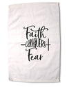 Faith Conquers Fear Premium Cotton Sport Towel 16 x 22 Inch-Sport Towel-TooLoud-Davson Sales